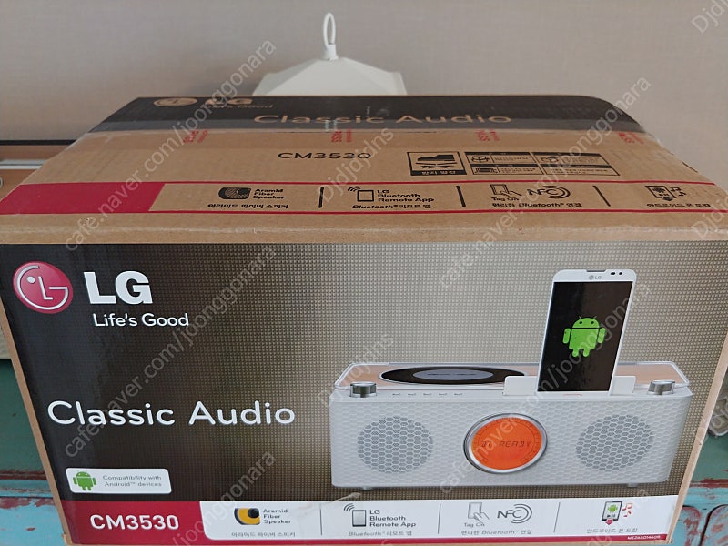 LG 클래식오디오/디피용CM3530/아날로그감성 라디오CD플레이어/레트로라디오/빈티지라디오/레트로카세트