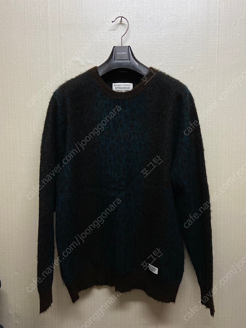 -29-와코마리아(WACKO MARIA) 레오파드 모헤어 스웨터 니트 XL사이즈 판매합니다.