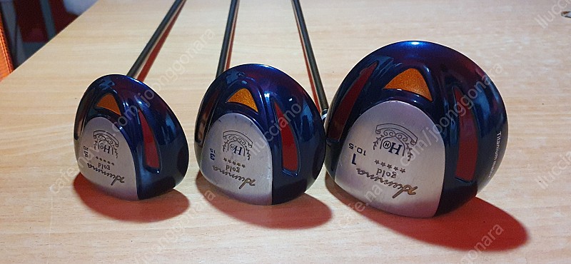 Hamura gold 5-star Driver & Wood set & putter & half bag.... ....