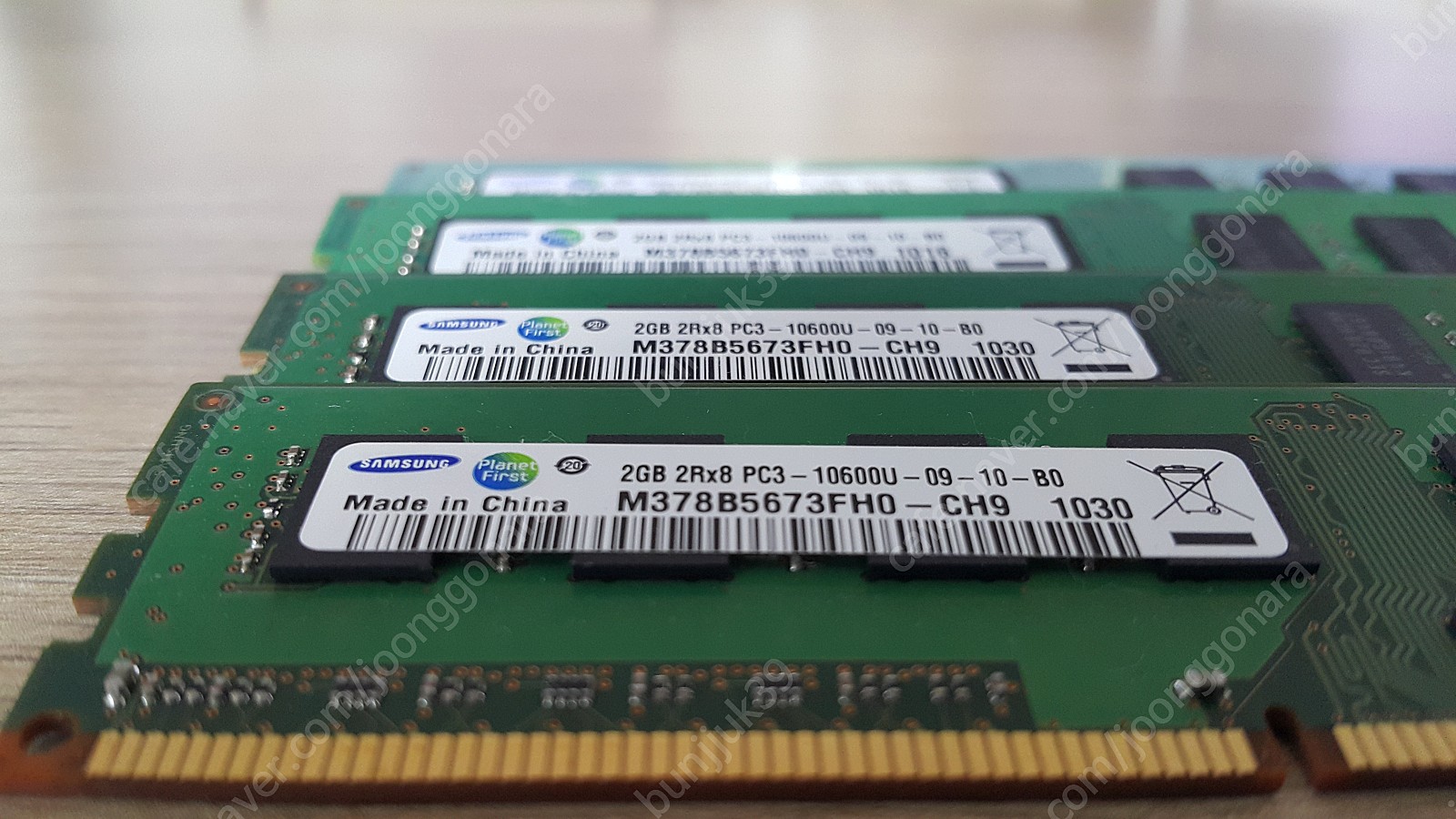 PC용 삼성 2G PC3-10600U 양면 RAM 메모리 판매
