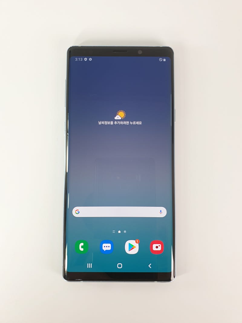 대구 갤럭시노트9 128기가 실버 A급 21만원 최저가판매~
