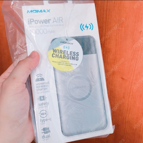 모맥스 iPower AIR 무선충전 보조배터리 10,000mAh 판매