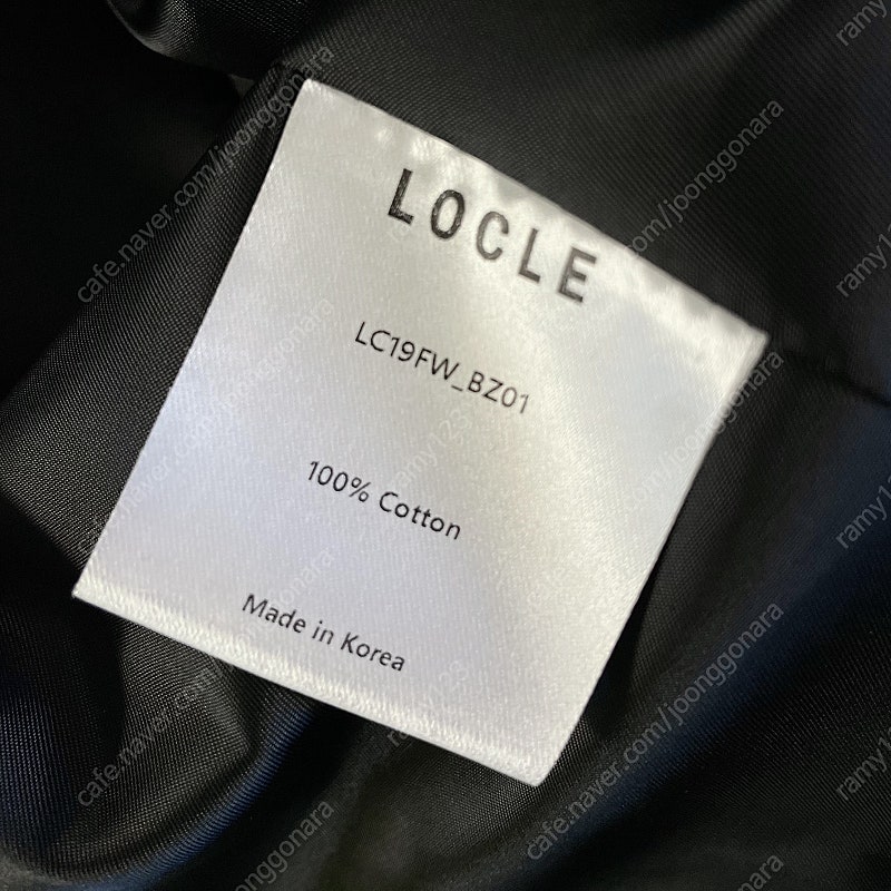 로우클래식 LOCLE 투버튼 블레이저 자켓 네이비--6