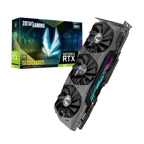 ZOTAC 지포스 RTX 3080 Trinity D6X 12GB LHR 미개봉 조텍 3080 12GB 팝니다.