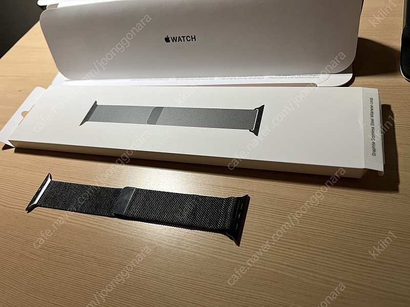 애플 정품 밀레니즈 루프 44mm 그래파이트