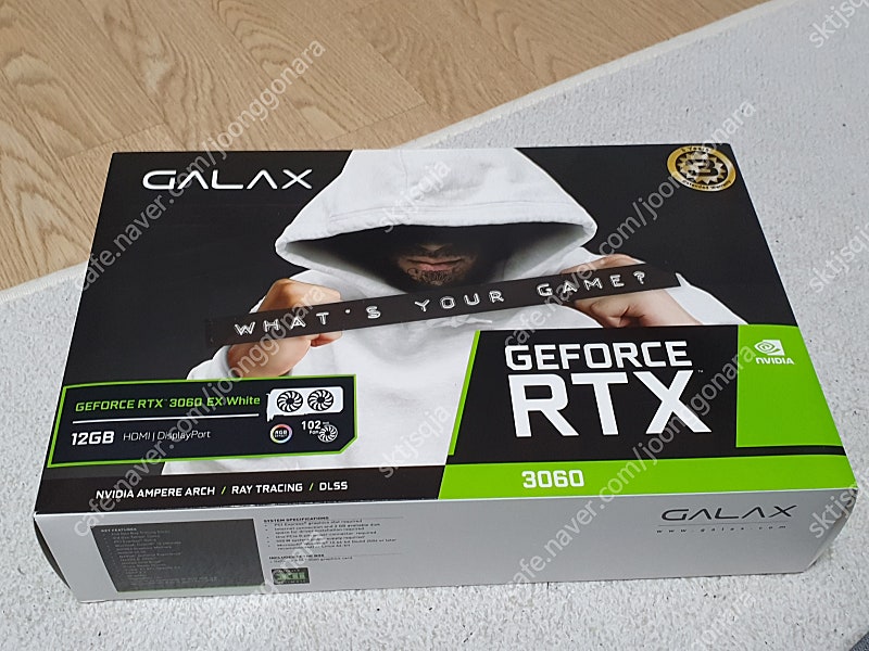 rtx3060 galax EX WHITE 12GB 판매합니다