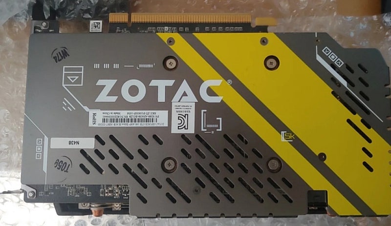 Nvidia GTX 1060 6GB, ZOTAC 그래픽카드