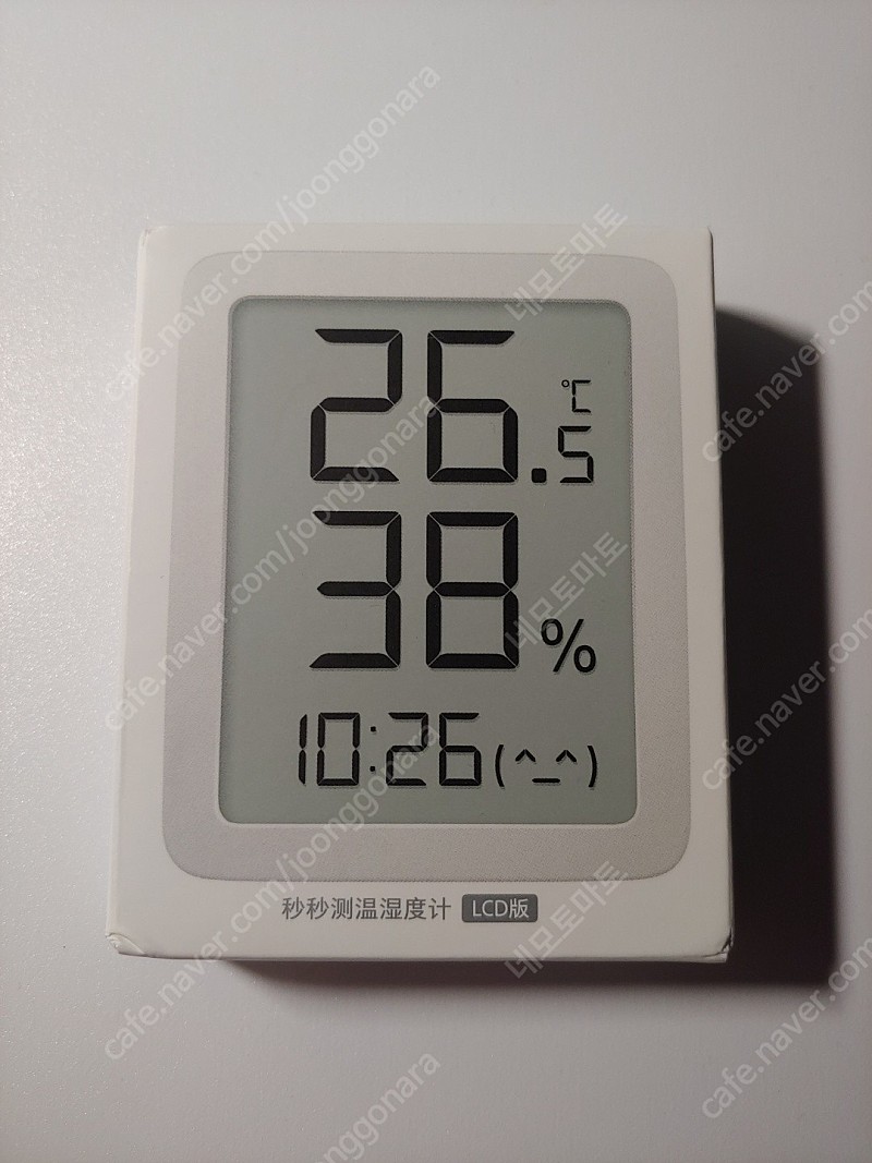 미개봉 샤오미 탁사용 LCD 온습도계 시계(택포)