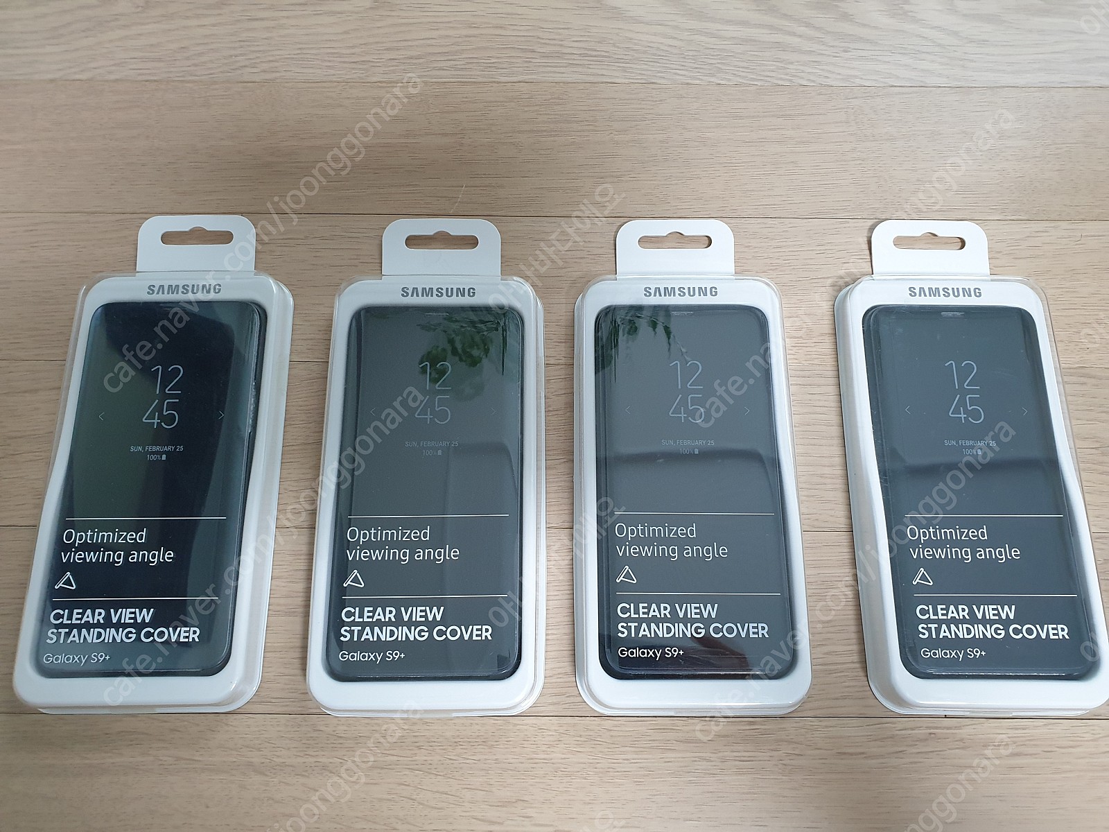 갤럭시 S9+ 삼성 정품 케이스 CLEAR VIEW STANDING(클리어뷰 스탠딩 커버 케이스)팝니다.