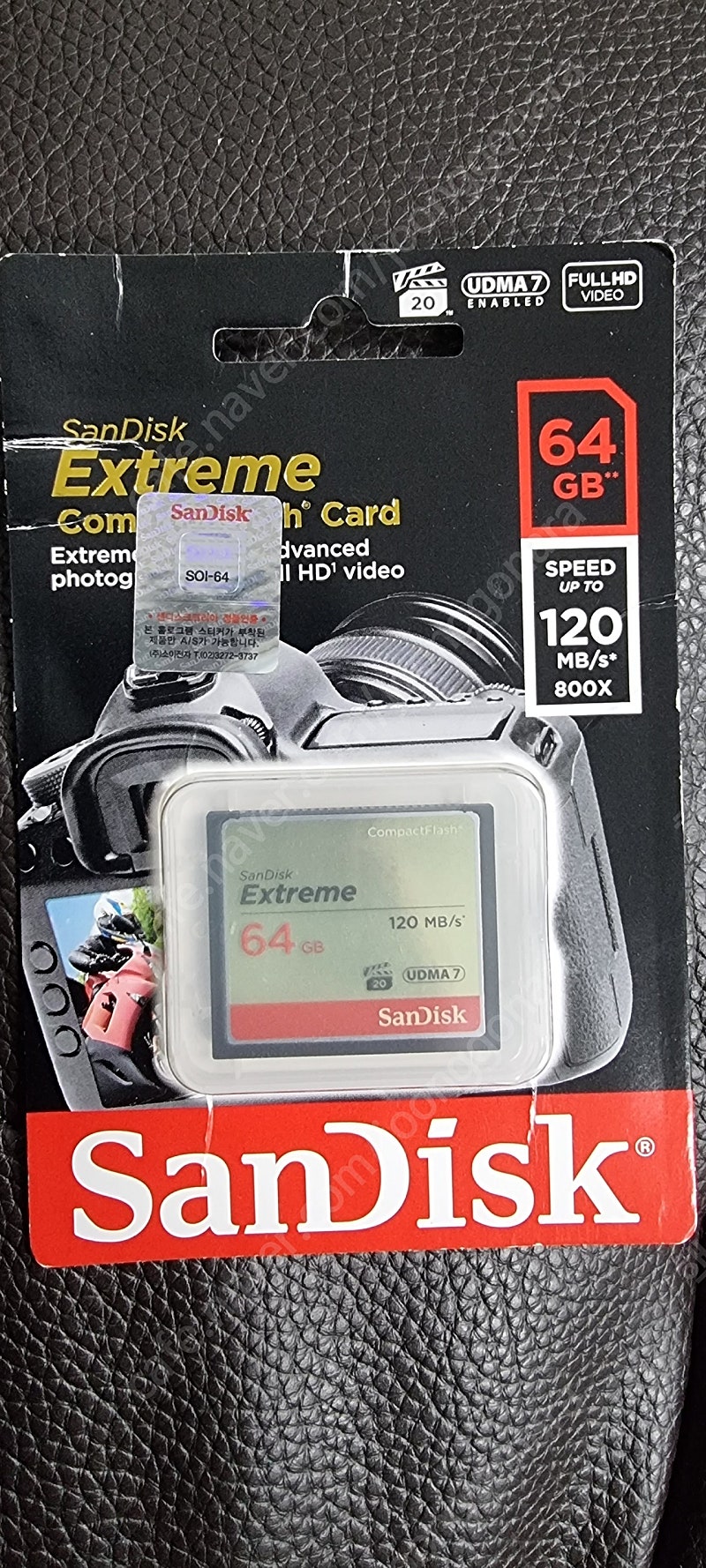 샌디스크 익스트림 CF메모리 64GB NEW EXTREME