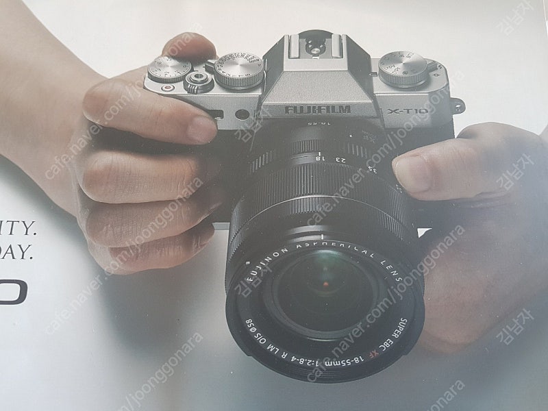 (S급)후지 카메라 Fuji X-T10 정품 + XF16mmF1.4R WR 정품세트 판매합니다.