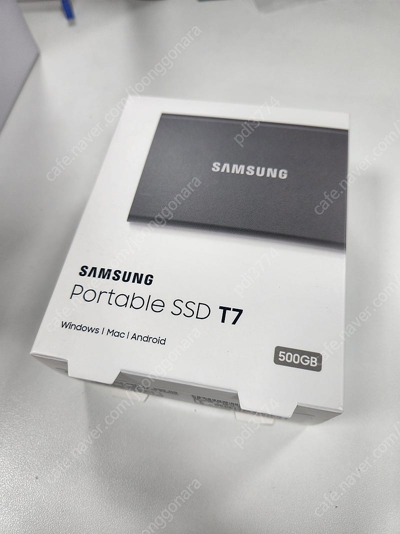 삼성 T7 SSD 500GB 미개봉 팝니다