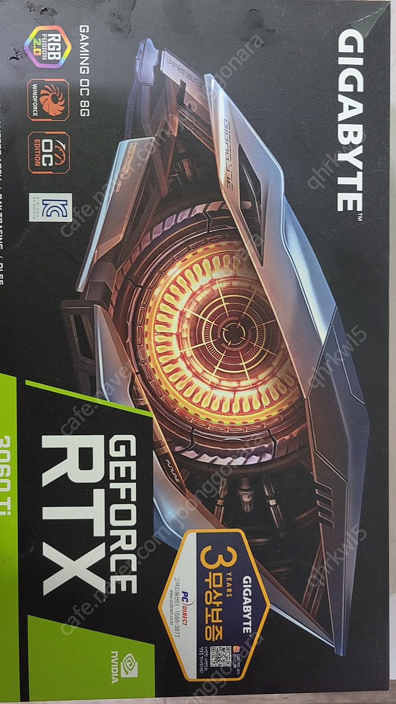 3060ti 기가바이트 게이밍oc제품팝니다.