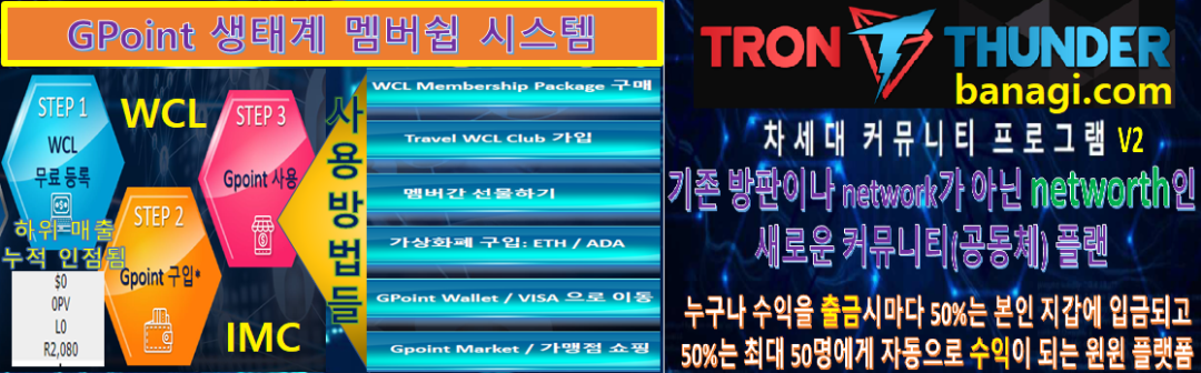 바나기 프로젝트 - WCL 트론썬더 Tron Thunder