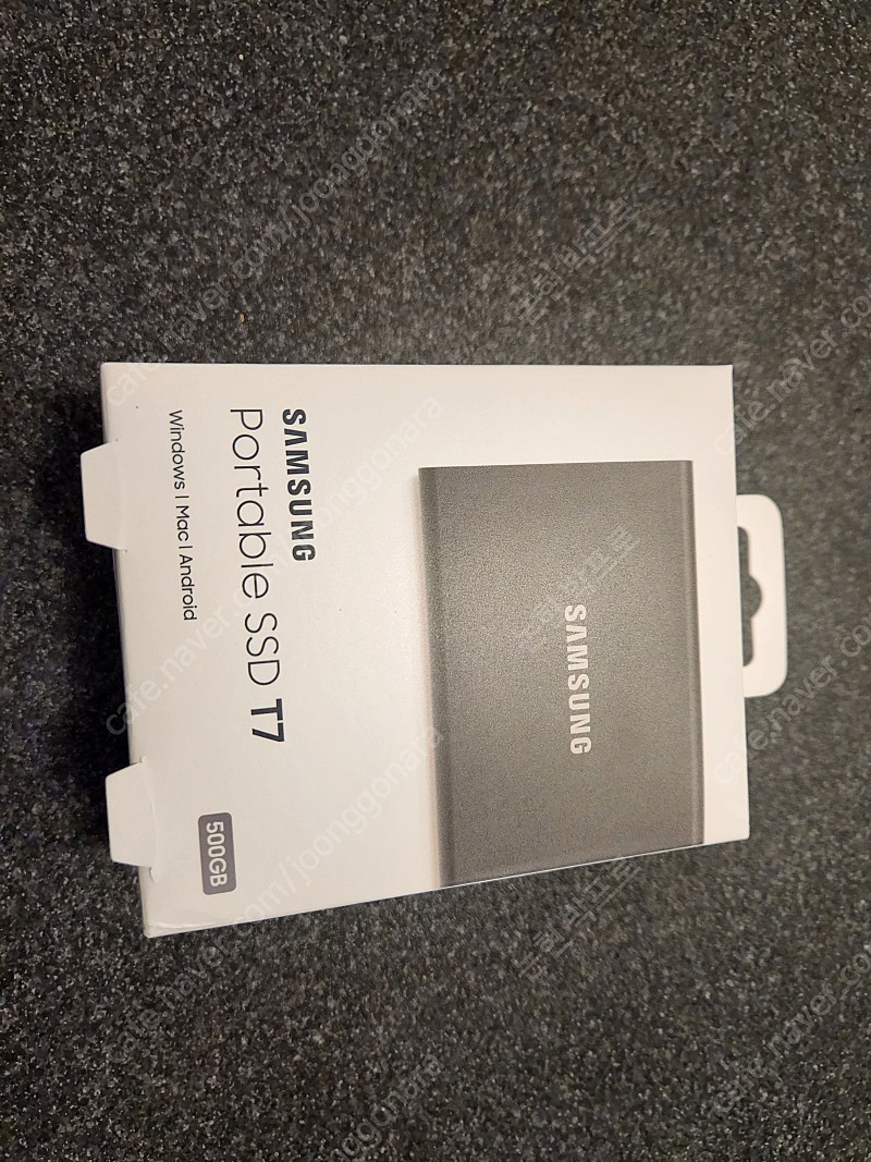 급처분] 삼성 SSD T7 500G 미개봉 신품