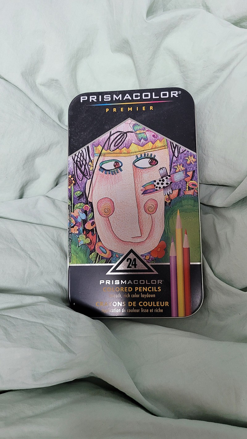 프리즈마 유성색연필 24색 미사용품