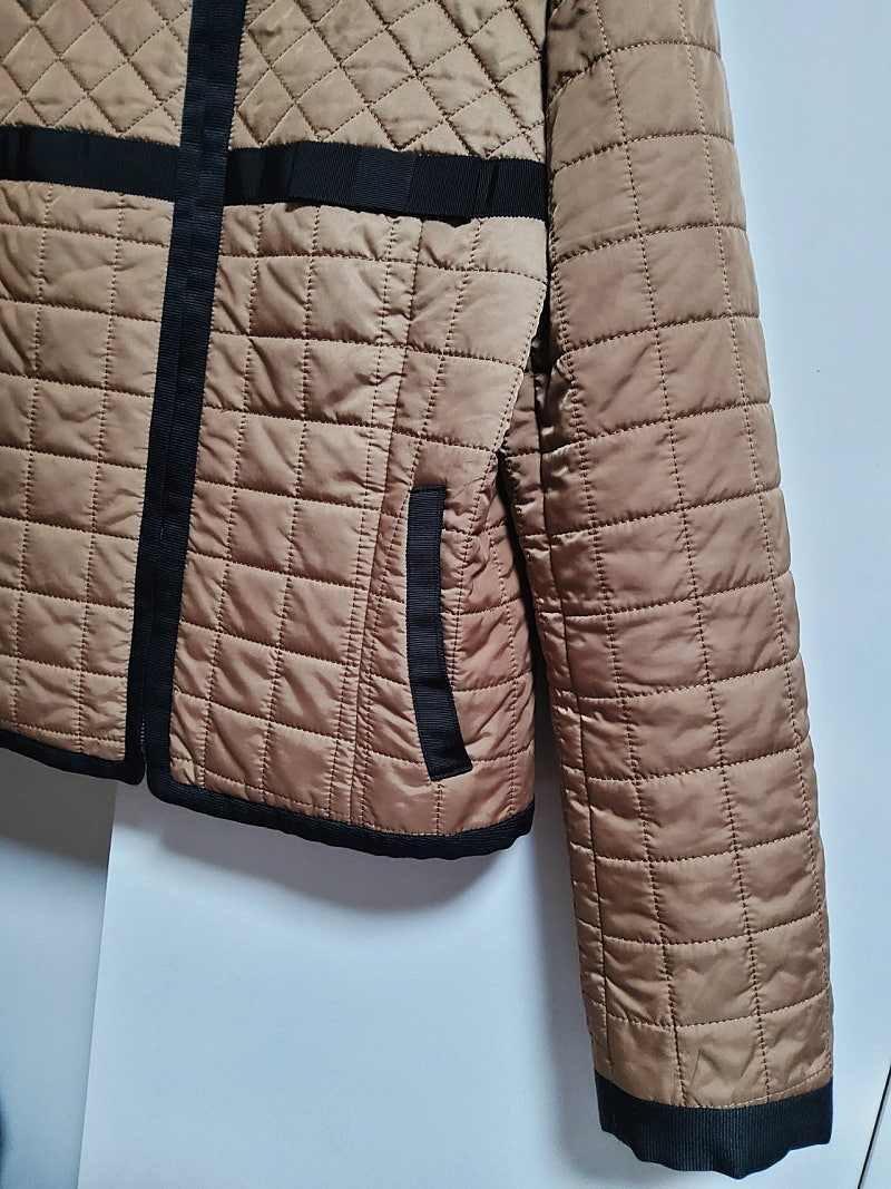 레니본 샤넬 퀼팅 리본 패딩--2