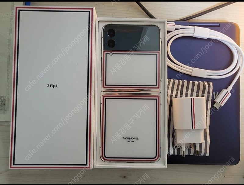 삼성 갤럭시 Z 플립 3 톰브라운 에디션 국내판 휴대폰 단품