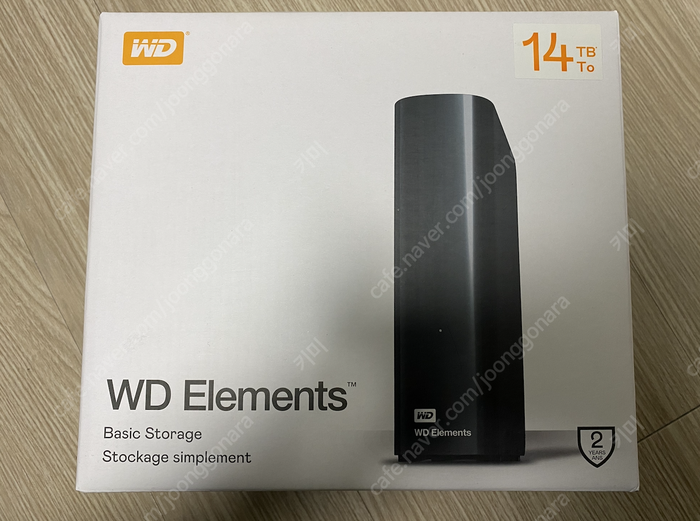 WD Elements 외장하드 14TB 미개봉 판매