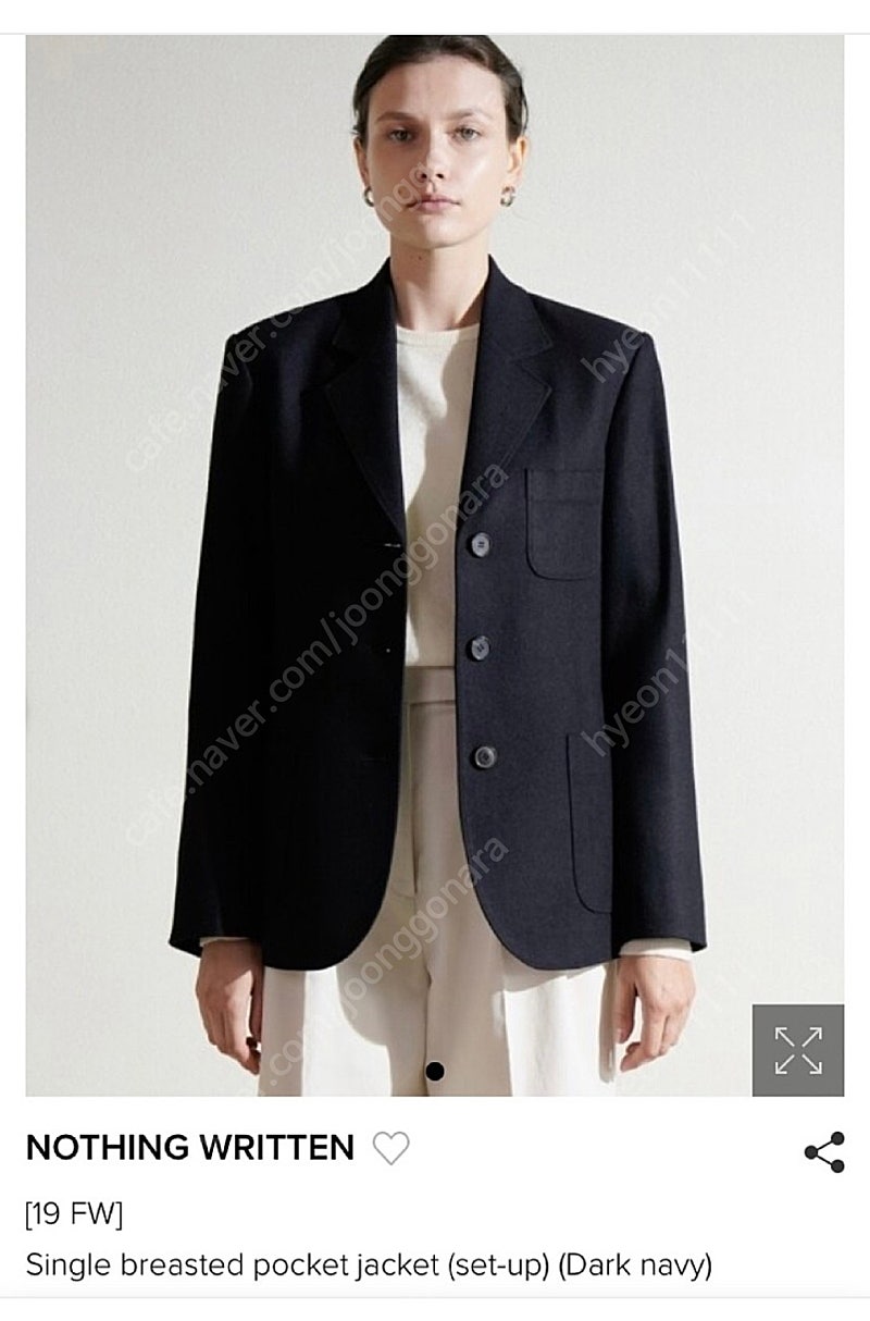 (구해요)낫띵리튼 pocket jacket(navy, khaki)