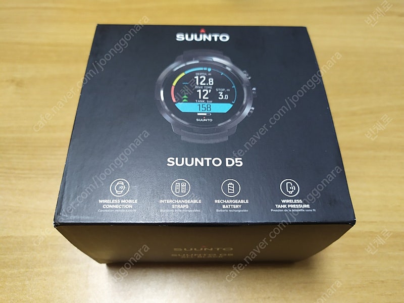 팝니다) 순토 D5 스킨스쿠버프리다이빙 다이브컴퓨터 시계 / Black