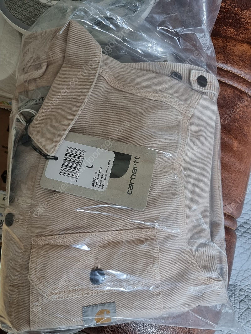 carhartt wip stetson jacket dusty h brown worn washed L 칼하트 자켓