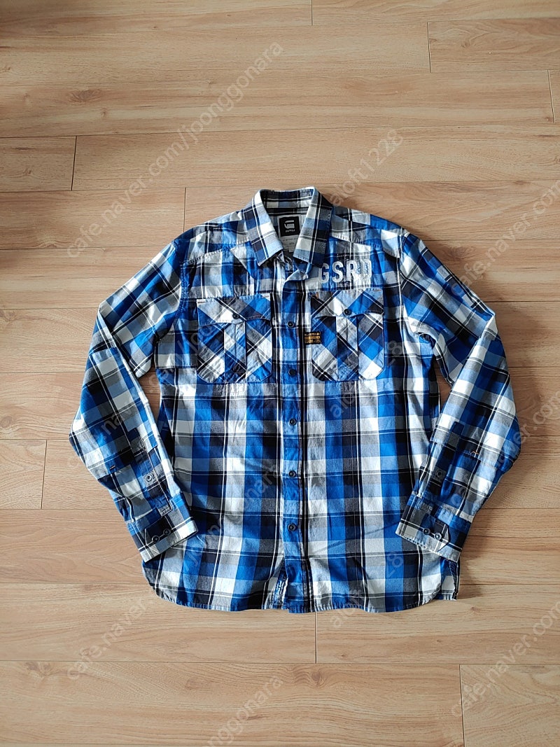 지스타로우 g star raw. tunnel phelps shirt. 웨스턴 집업 체크셔츠. XL 105사이즈.