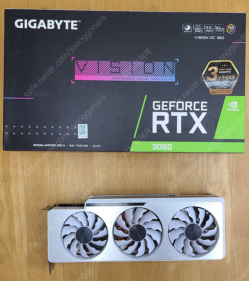 기가바이트 지포스 RTX3080 VISION 10GB Non LHR