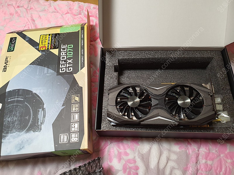 조탁 gtx 1070 8gb amp에디션 중고 팝니다