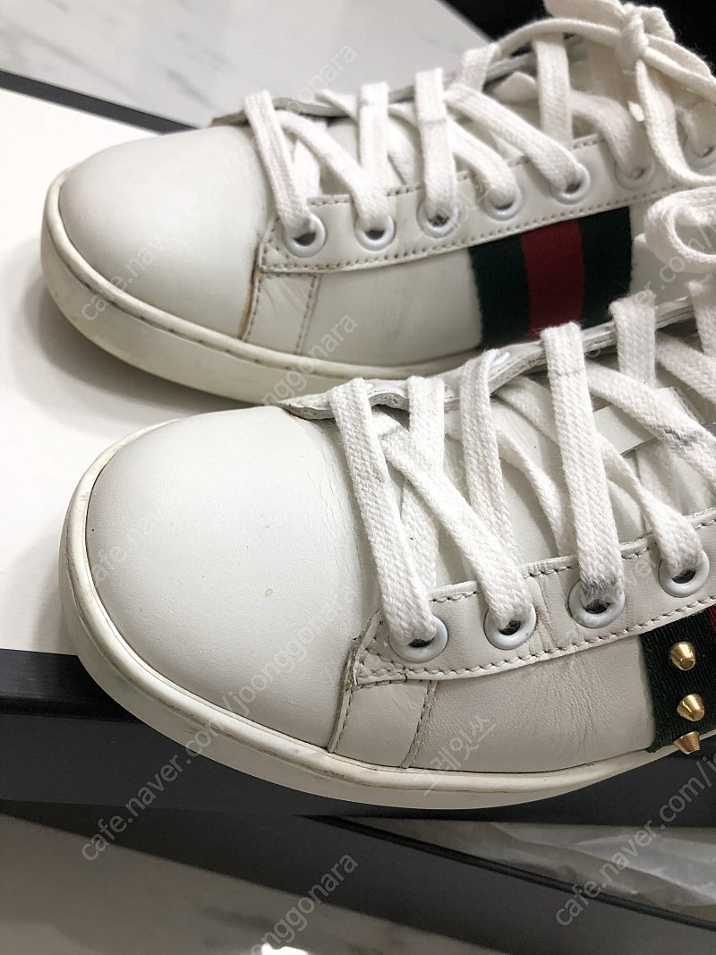 정품 구찌 진주 스니커즈 35 (225-230)--2