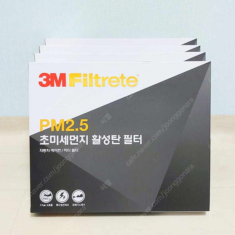 쓰리엠 3M PM2.5 차량 초미세먼지 에어컨 활성탄 필터 4개 팝니다. F6212 NO.12