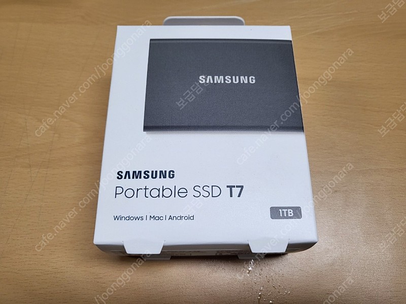 삼성 포터블 SSD T7 1TB(미개봉)