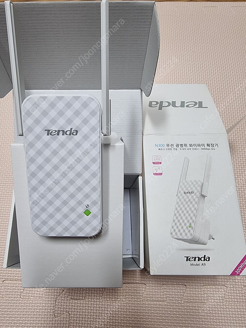 Tenda N300 무선 광범위 와이파이 확장기