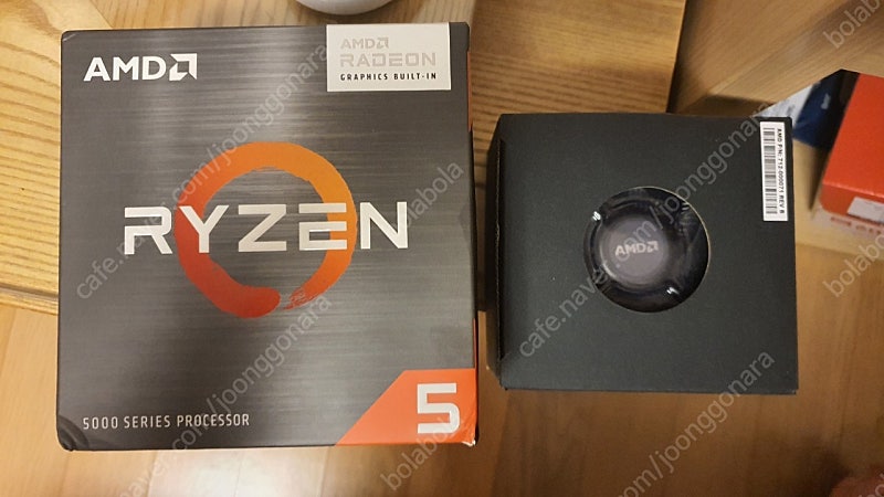 amd 라이젠 5600g cpu+기본쿨러 미개봉 제품 ... | CPU/메인보드 | 중고나라