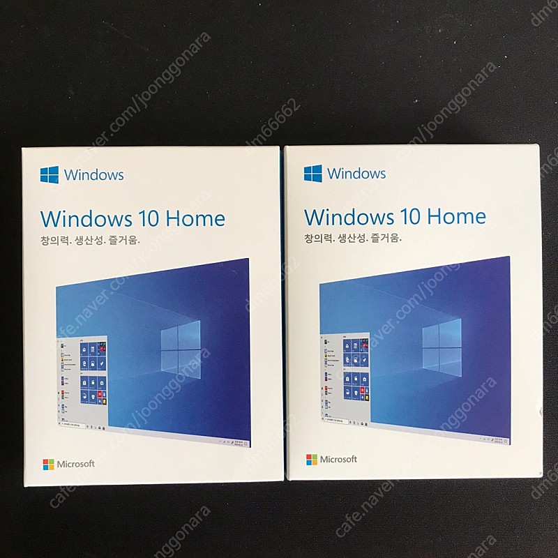 MS정품 MS Windows 10 Home FPP 처음사용자용(USB포함) 팝니다