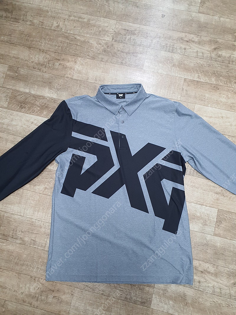 PXG긴팔 빅로고 택있는 새옷 2XL 그레이 블랙