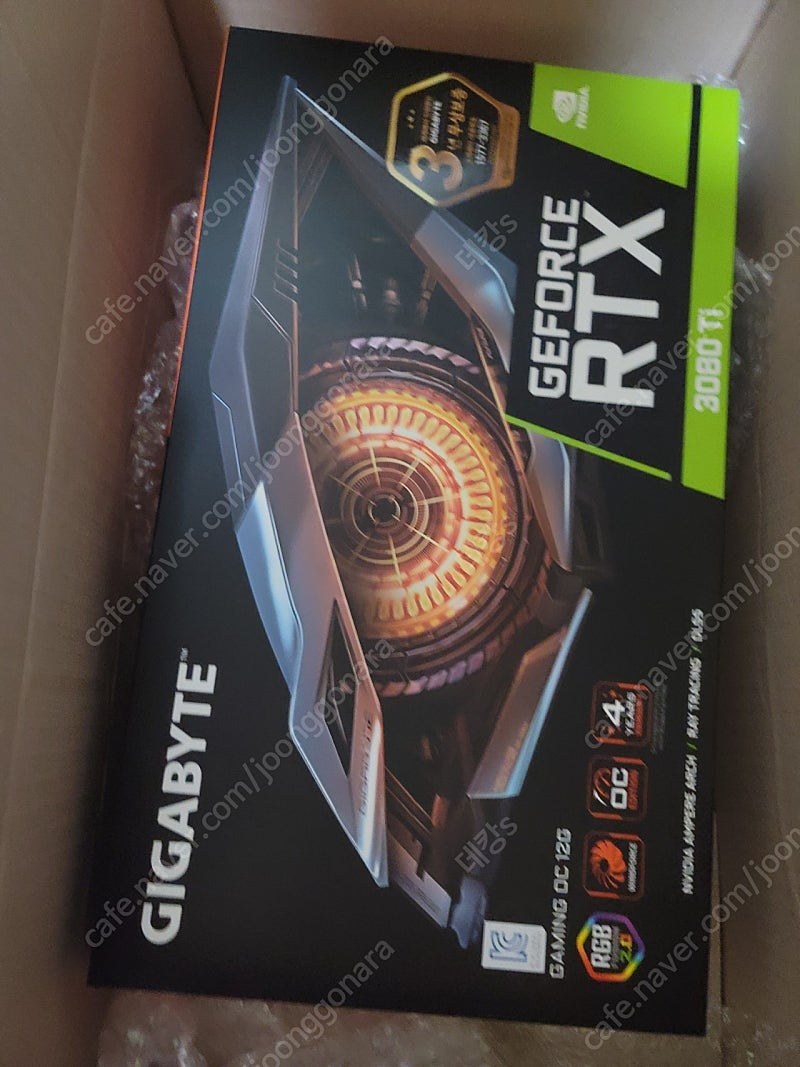 기가바이트 3080ti 게이밍oc 팝니다