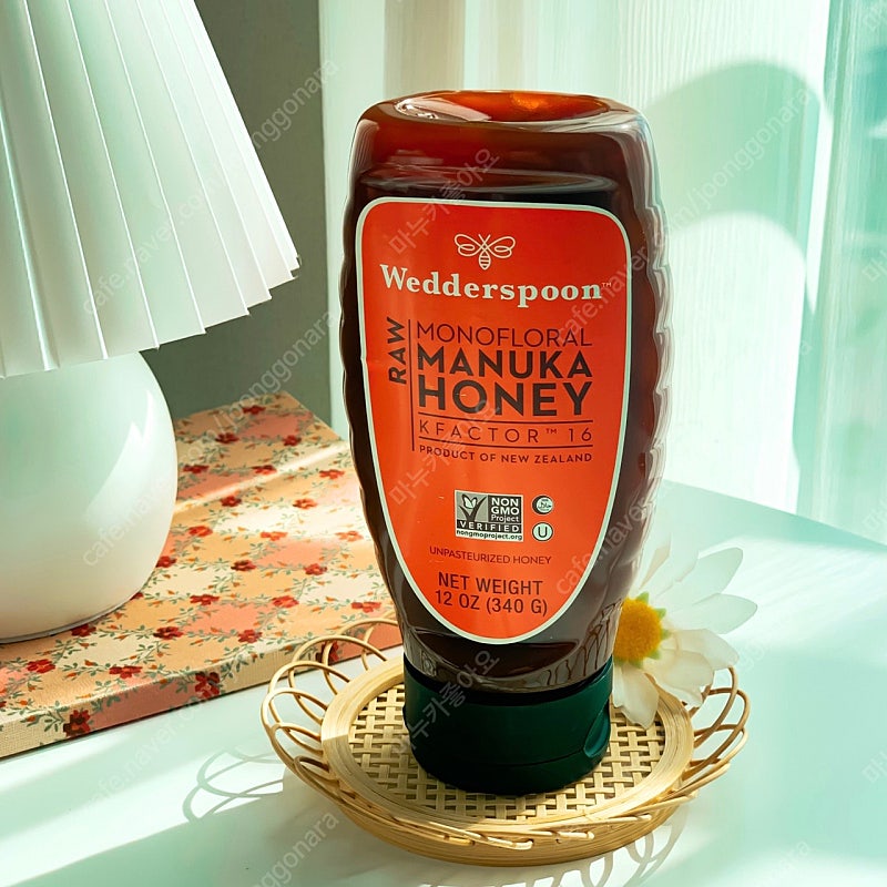 [새상품]웨더스푼 로우 마누카 꿀 Kf16, 340g Organic Wedderspoon Manuka Honey