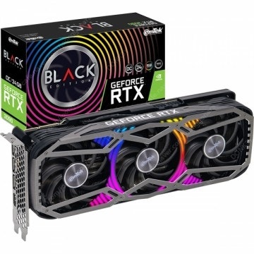 이엠텍 RTX 3090 BLACK EDITION OC D6X 24GB 미개봉 2장 싸게 팝니다.