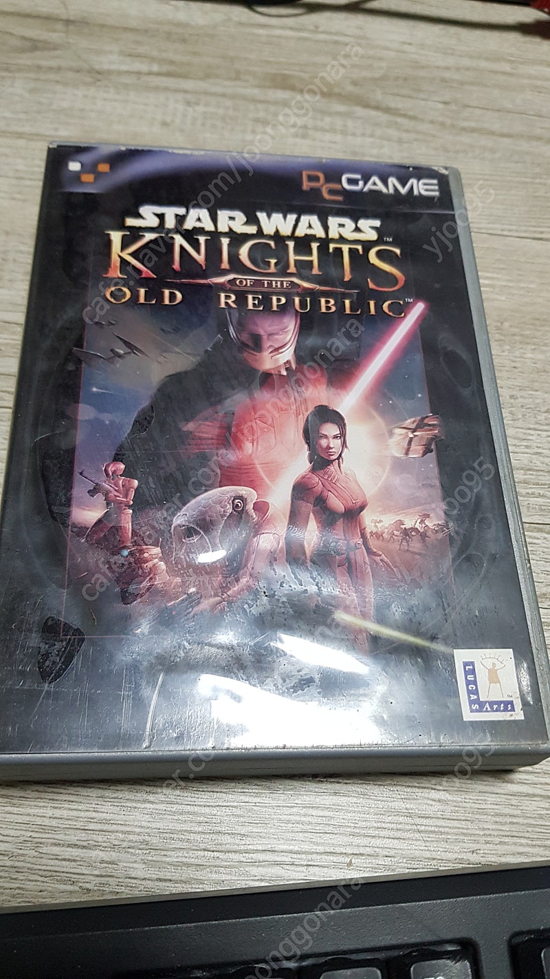 [부산] 고전 PC 게임 스타워즈 기사단1 STAR WARS KNIGHTS OF THE OLD REPUBLIC(CD 4장) 팝니다.