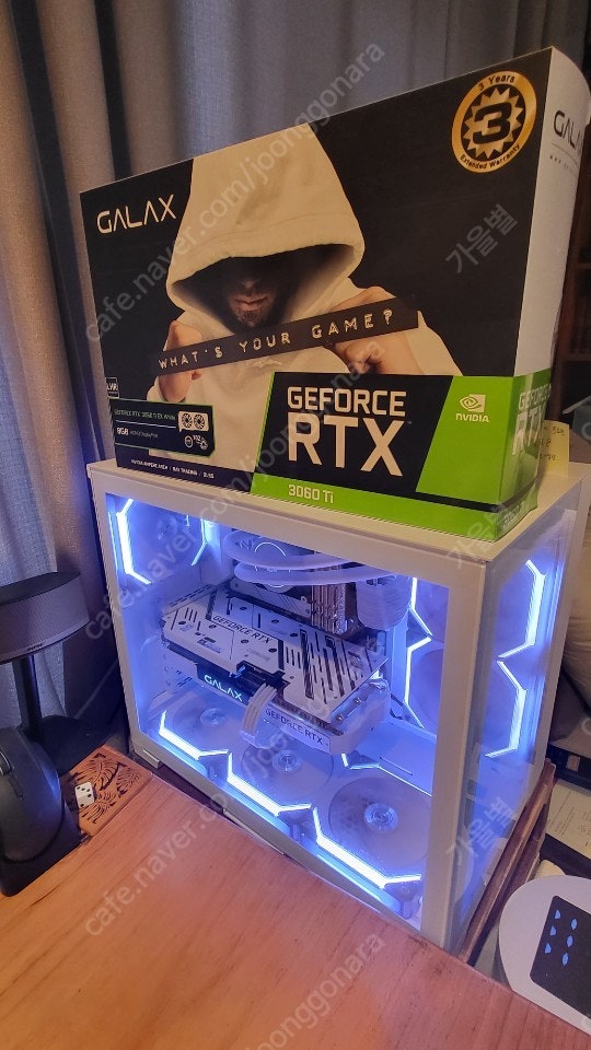 RTX 3060TI LHR GALAX EX White (개인판매, 종로/광화문 직거래)