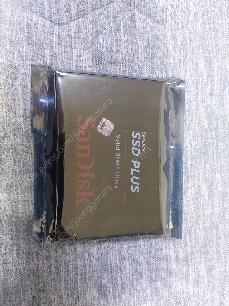 Sandisk Plus SSD 120GB 판매합니다(택배비 3천원 별도)
