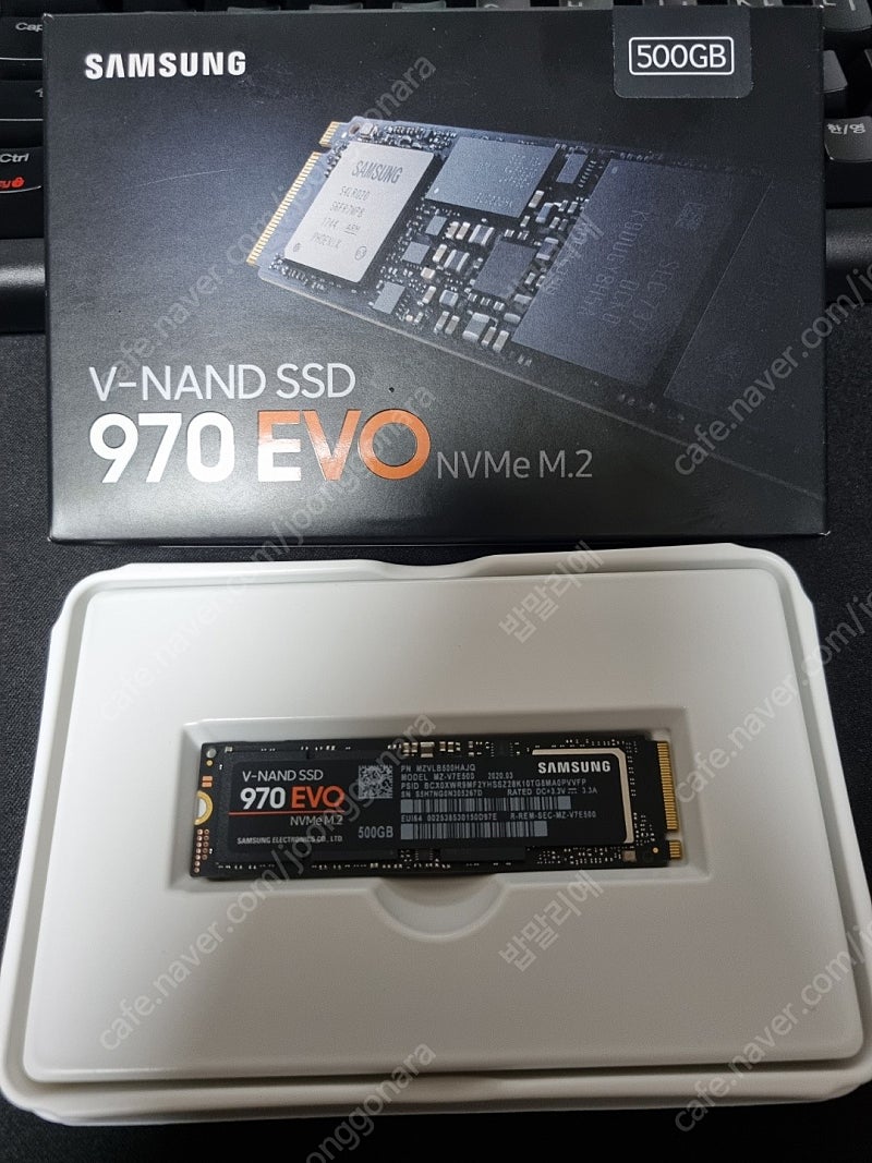 [미사용] 삼성 NVMe M.2 970 EVO 500gb