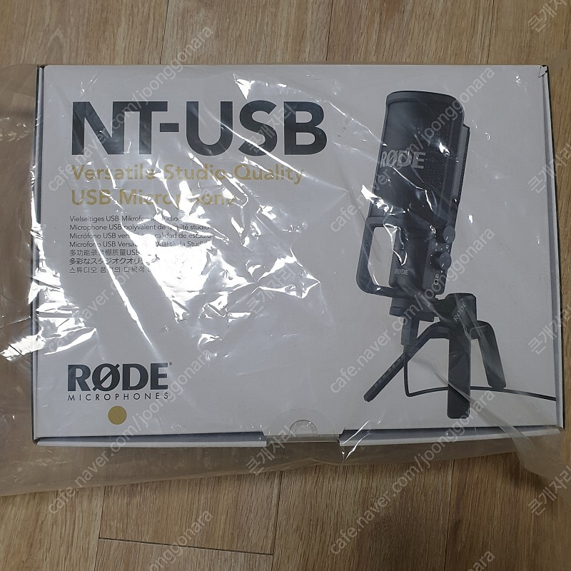 로데 NT-USB USB 마이크 판매합니다( 개봉 후 연결 테스트만 )
