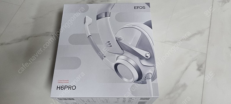 EPOS H6PRO 유선 밀폐형 화이트 헤드셋