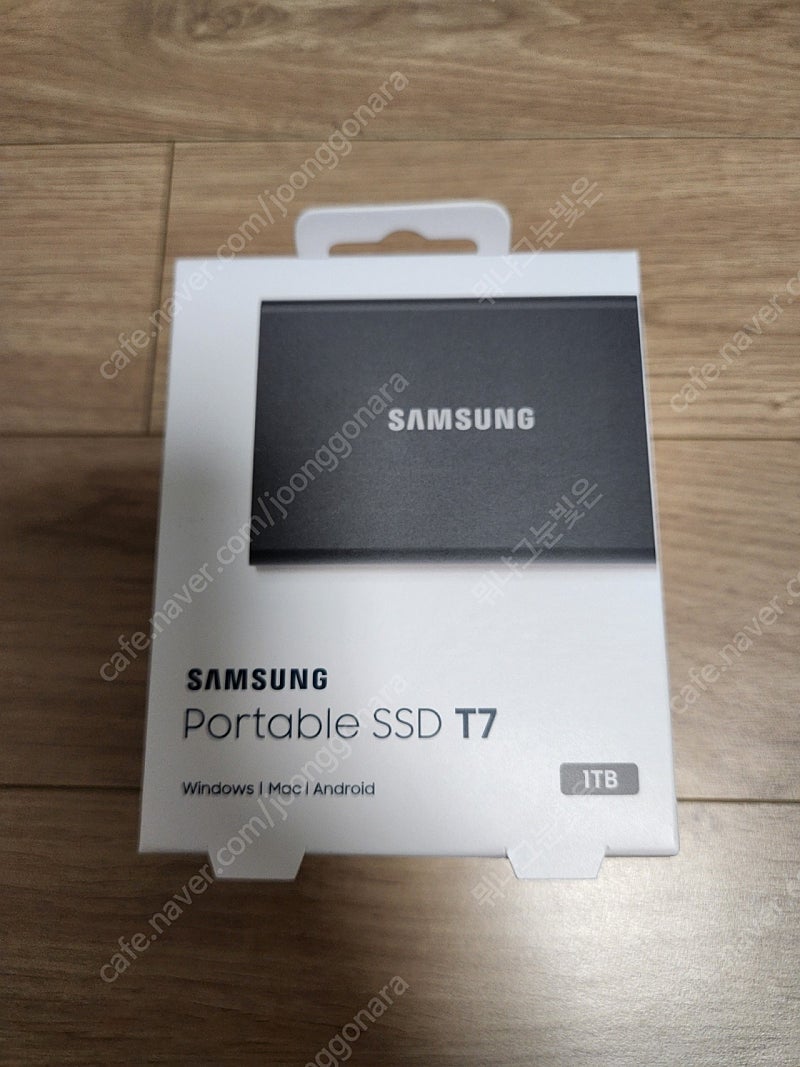 삼성 포터블 SSD T7 1테라 미개봉(새제품) 판매합니다.