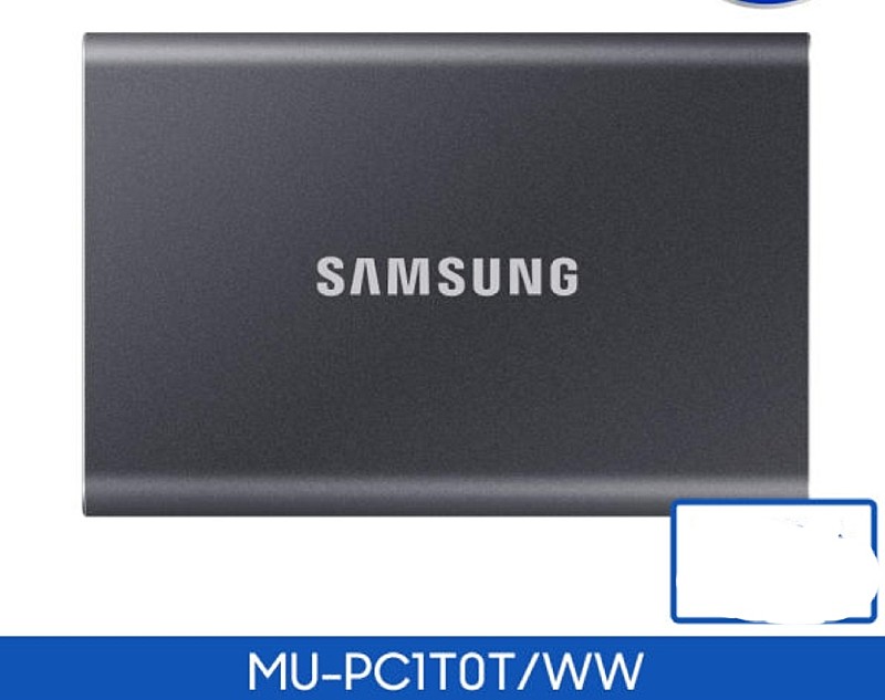 삼성 T7 PSSD 1tb 그레이(상자째 미개봉 새상품)