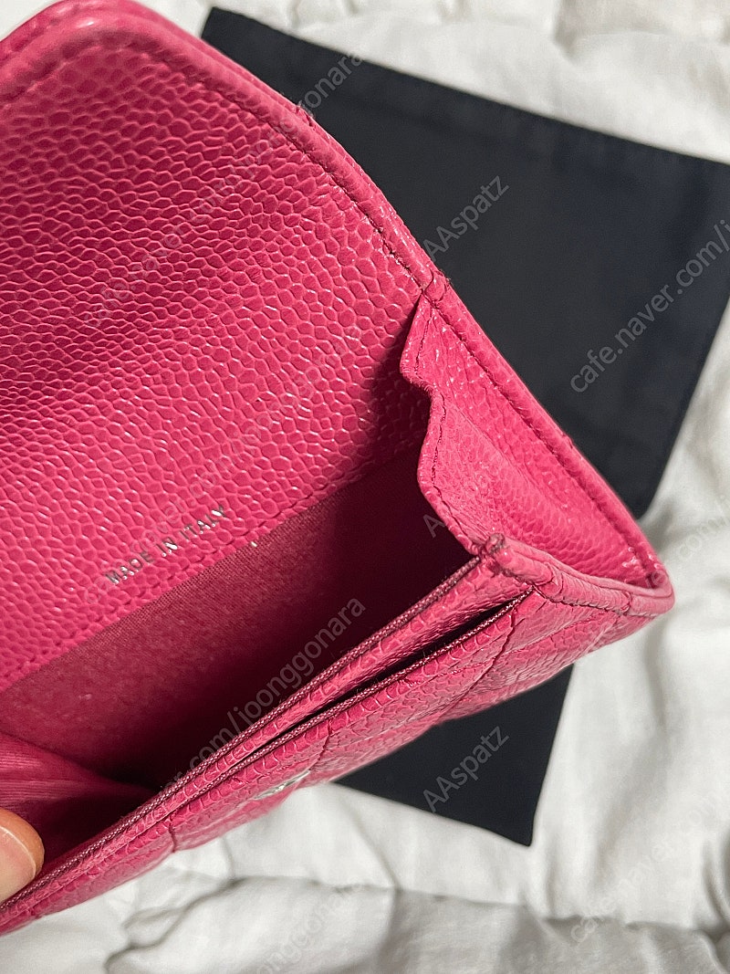 [정품] 샤넬 핑크 지갑 팝니다.--1
