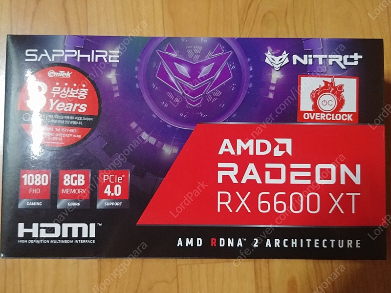 SAPPHIRE 라데온 RX 6600 XT NITRO+... | CPU/메인보드 | 중고나라