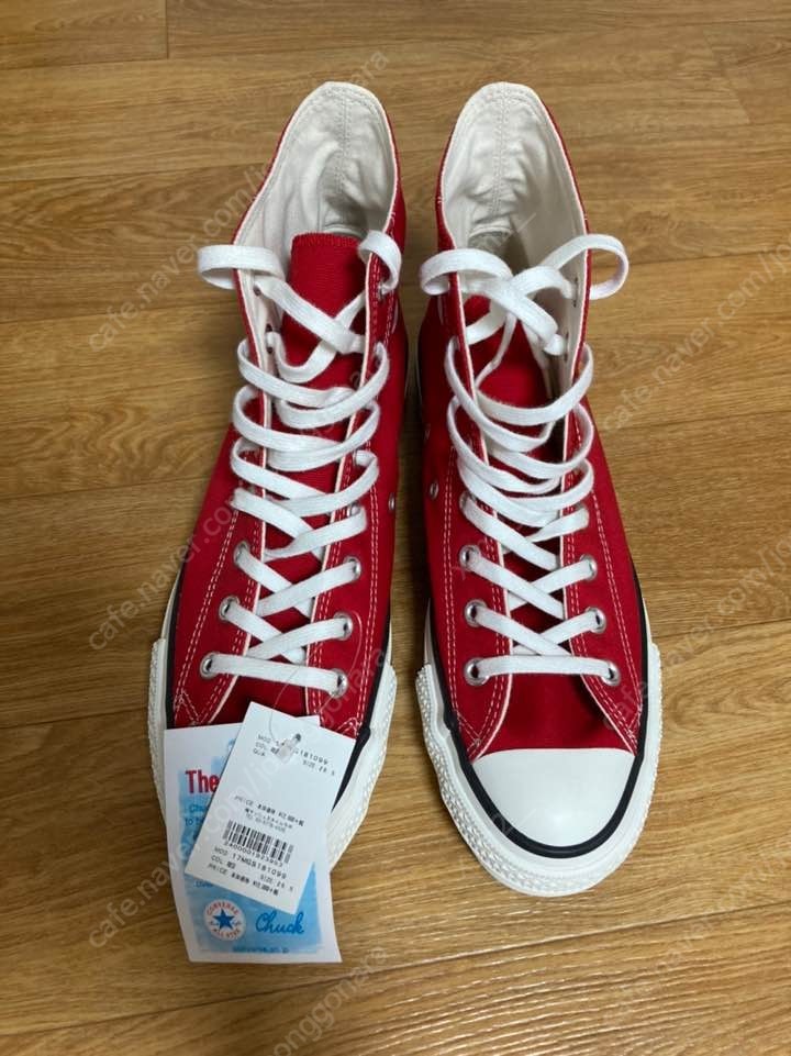 CONVERSE CANVAS ALL STAR J HI (RED/US 8)